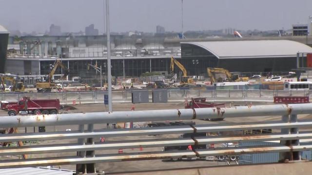 Ongoing construction at JFK Airport 
