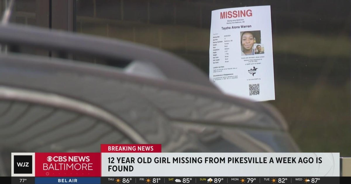 Missing 12-year-old Baltimore County girl found after a week, was ...