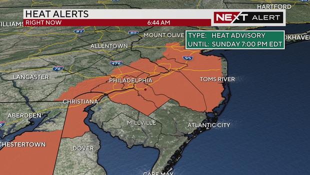 Heat advisory for Sunday, June 30, 2024 
