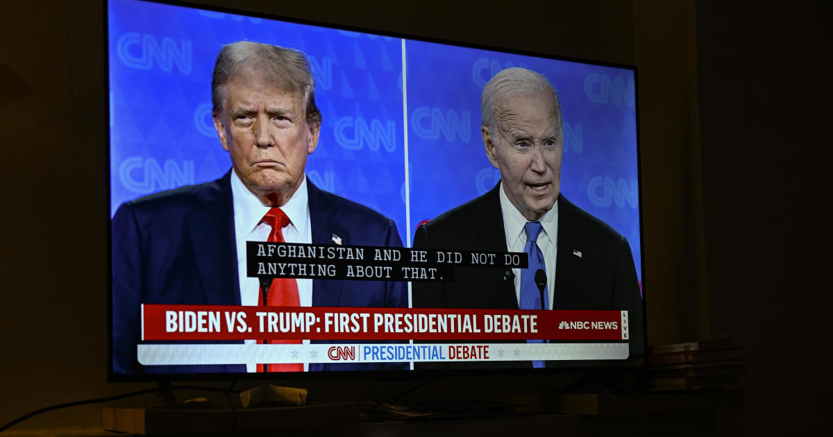 Increasing numbers of voters don’t think Biden should be running after debate with Trump — CBS News poll