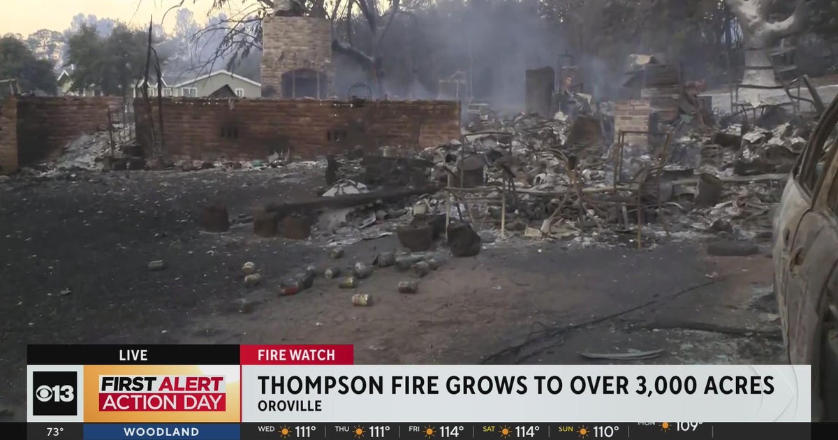 Thompson Fire grows to over 3,000 acres