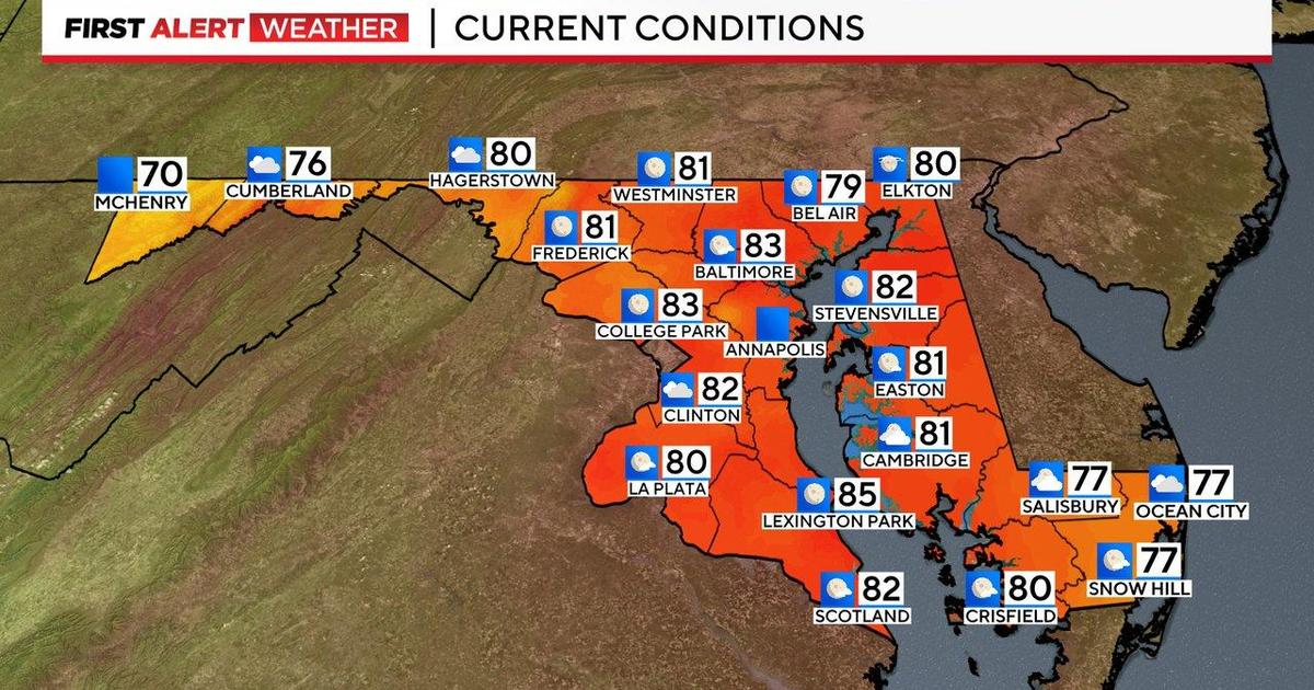Maryland weather: Aggressively hot across the state as the upper 90s continue