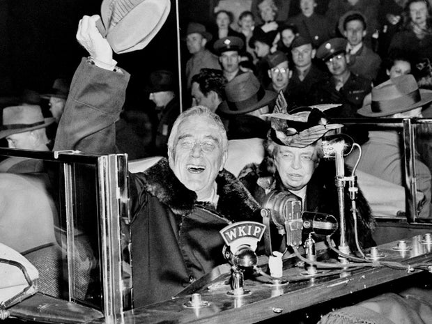 President Franklin D. Roosevelt and Mrs. Eleanor Roosevelt w