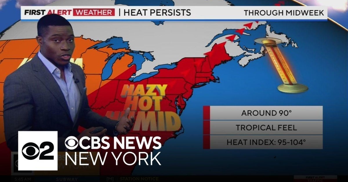 First Alert Weather: Hot and humid week in NYC - CBS New York