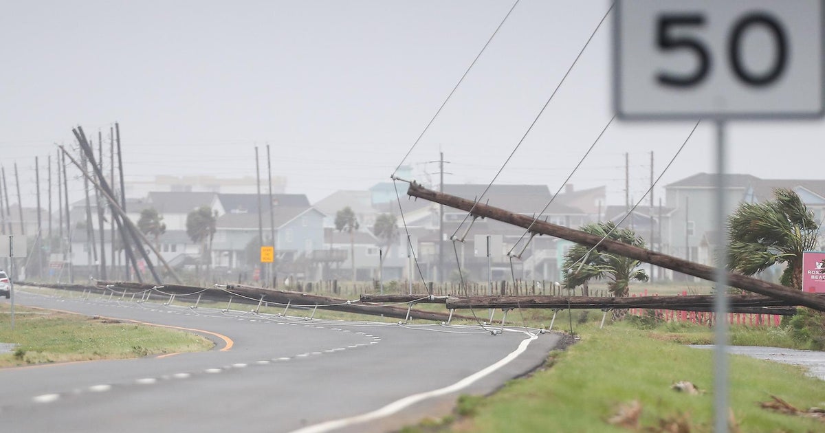 At least 1 dead, 2 million without power as Beryl slams Texas - CBS News