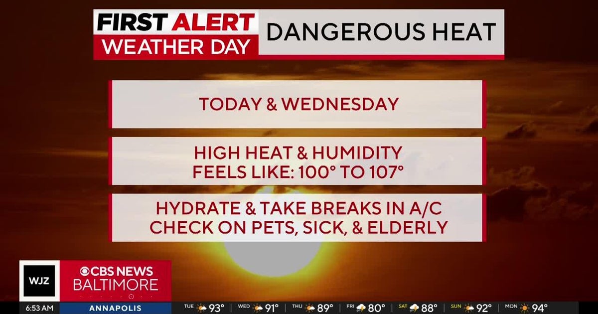 Dangerous heat in Maryland through Wednesday and other top stories ...
