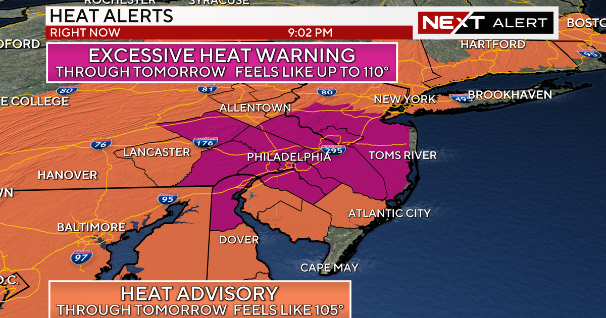 Heat wave enters 6th day in Philadelphia, excessive heat warning in ...