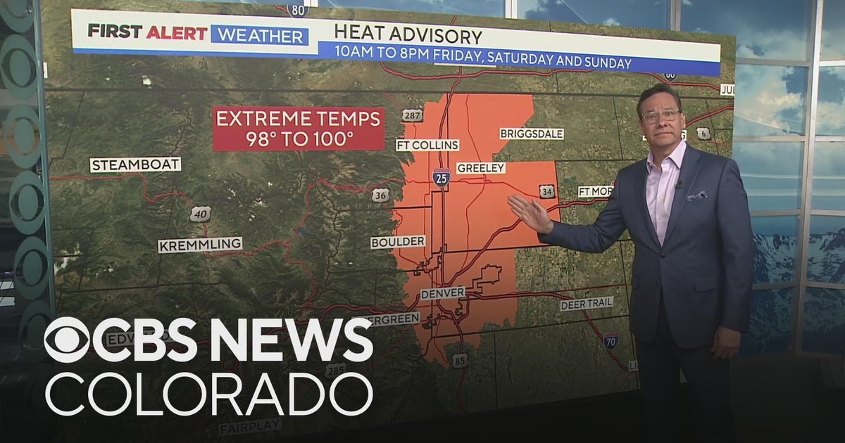 Heat Advisory for Denver metro area by Friday - CBS Colorado