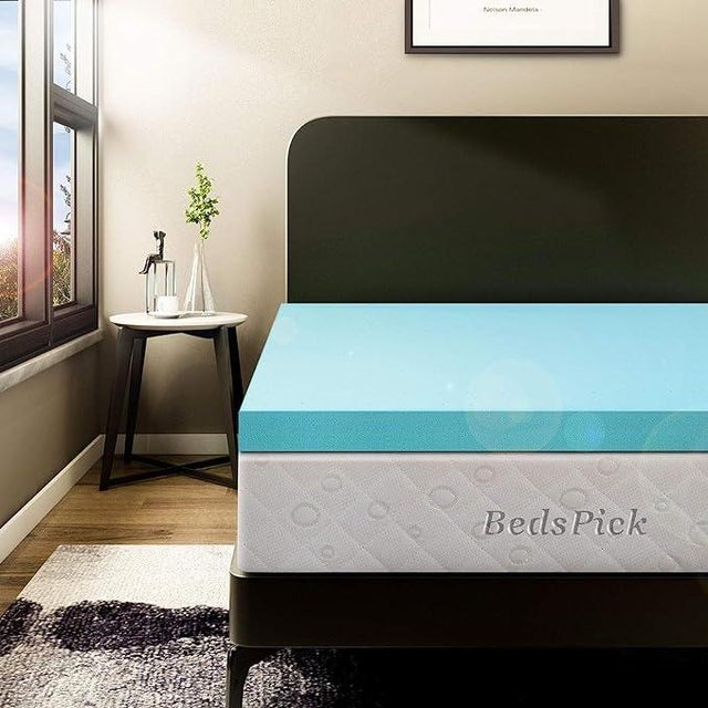 BedsPick Memory Foam Mattress Topper Twin XL 