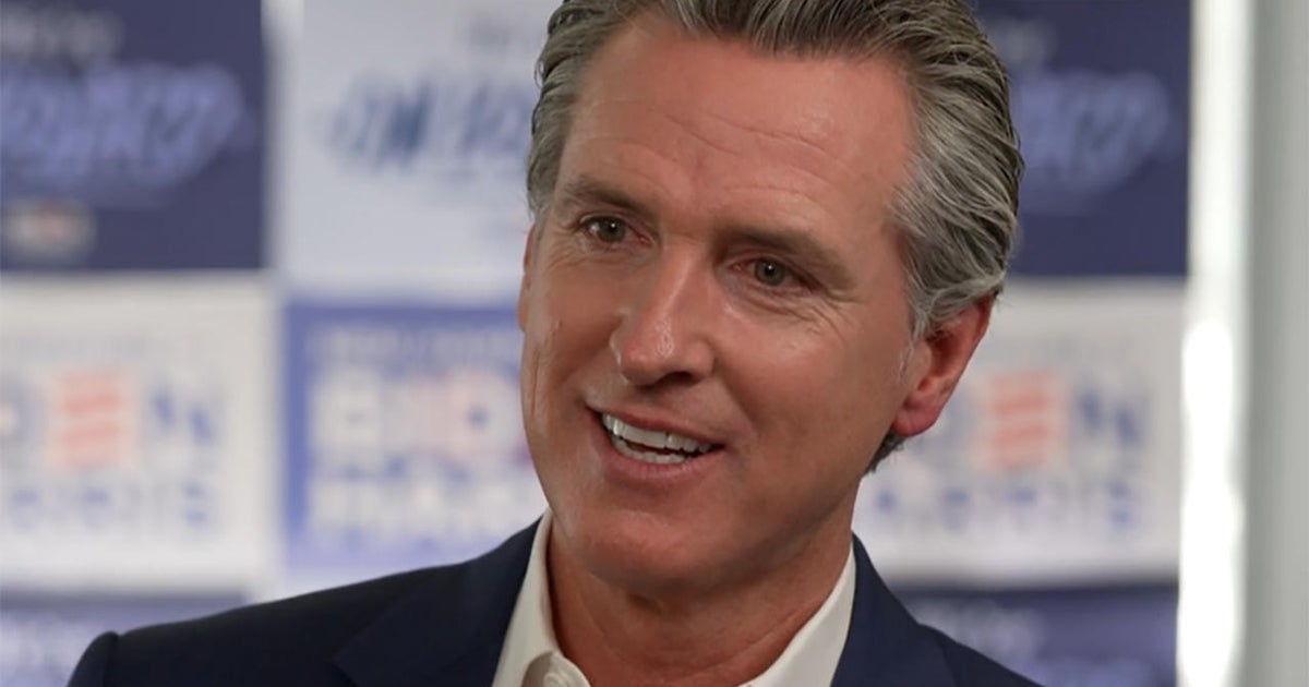Gavin Newsom, “Haberler Sunday Morning”e Başkan Biden'ın “tamamen arkasında” olduğunu söyledi