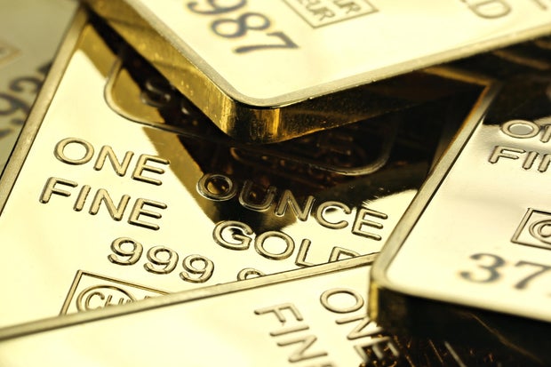 1 ounce gold ingots