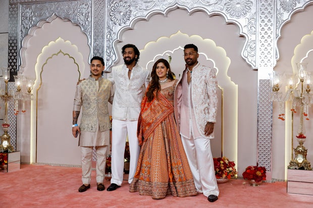 Wedding of Indian billionaire Mukesh Ambani's youngest son