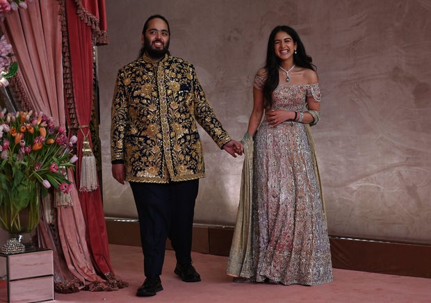 Cerimônia Sangeet de Anant Ambani e Radhika Merchant no Jio World Convention Center em Mumbai