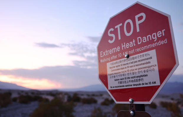 Death Valley Nears Record Highs As California Continues To Swelter Under Heat Wave 