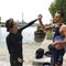 French sports minister takes dip in the Seine weeks before Paris Olympics