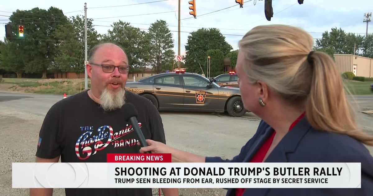 Attendee at Trump rally claims he saw the alleged shooter on a rooftop near the event - CBS Pittsburgh