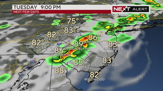 Future radar for Tuesday, July 16, 2024 