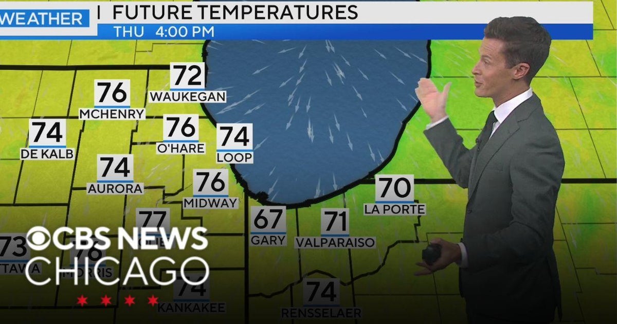 Breezy and sunny Wednesday - CBS Chicago
