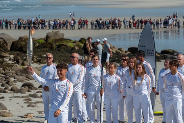 FRANCE-OLY-PARIS-2024-TORCH 