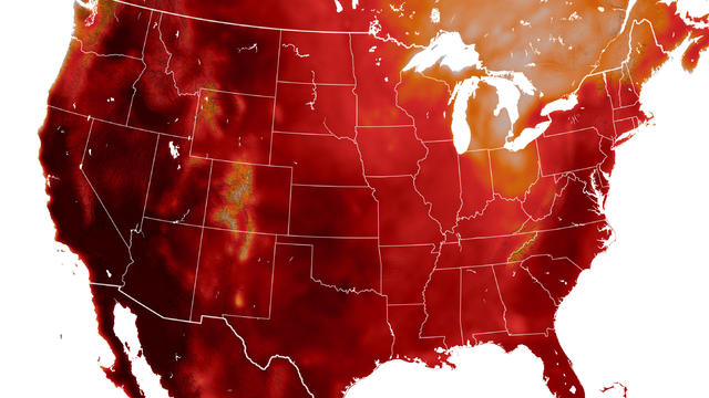 NASA map captures extent of punishing heat on U.S. 