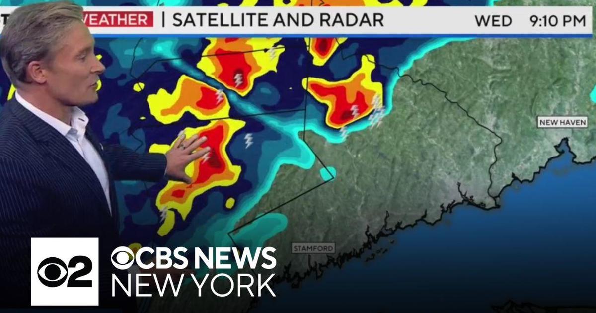 Severe weather warnings issued as storms move through Tri-State Area - CBS New York