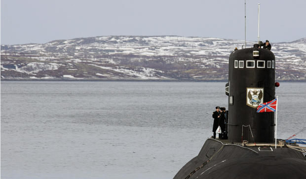 A Russian submarine "Lipetsk" ("Kilo" ty 