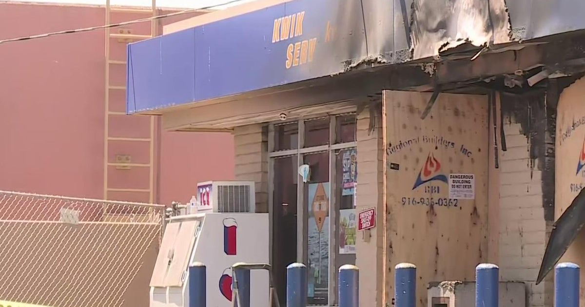 Sacramento gas station catches fire for second time in past week - CBS ...