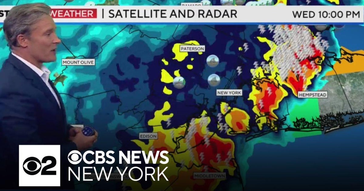 Storms continue making their way across New York, New Jersey - CBS New York