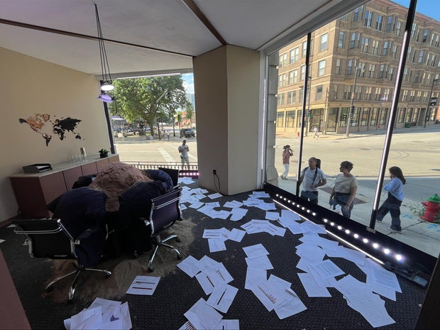An art installation in Milwaukee calling attention to climate change