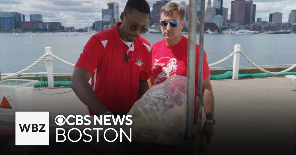 Meteorologist works with Boston’s Sausage Guy for a day