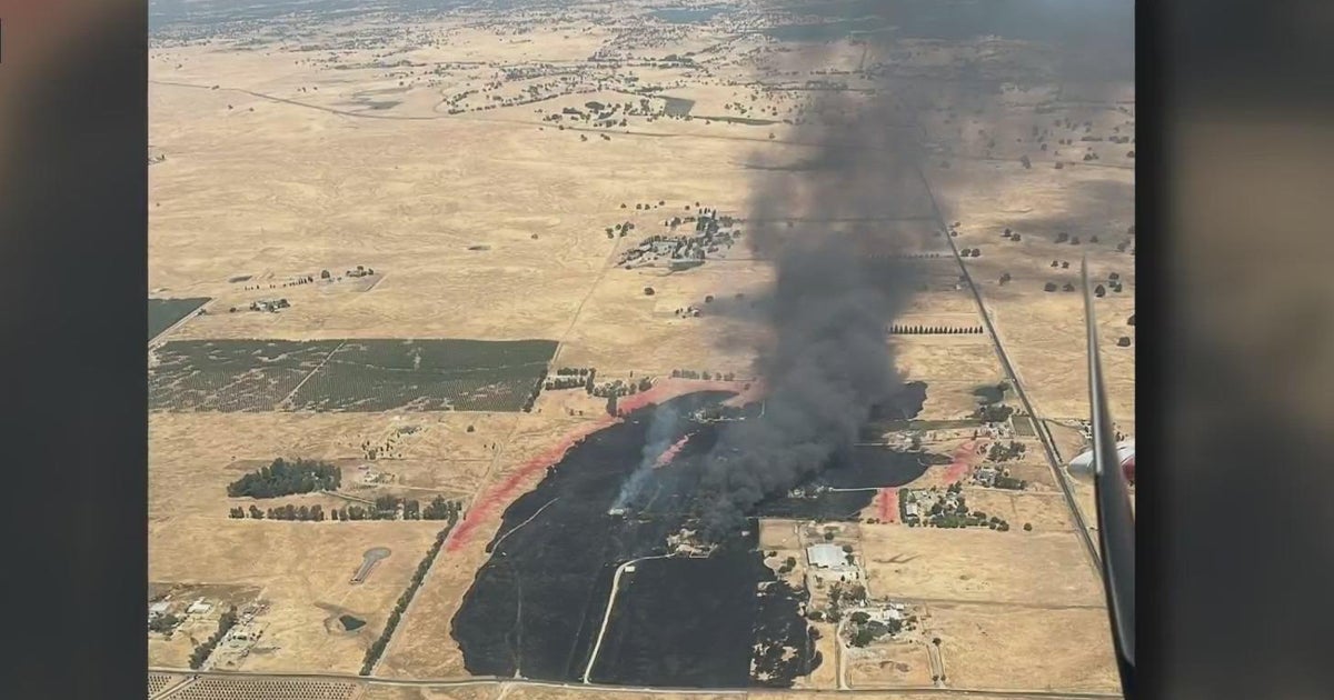 Structures burn in San Joaquin County fire, forward progress stopped