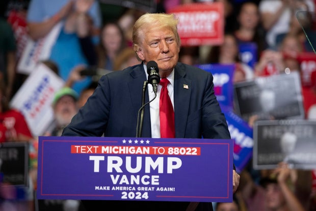 Donald Trump And J.D. Vance Hold First Joint Campaign Rally After The RNC
