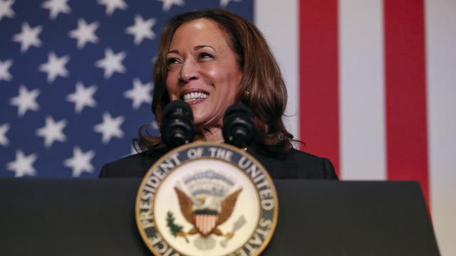Vice President Harris Holds Campaign Event In Kalamazoo, Michigan 