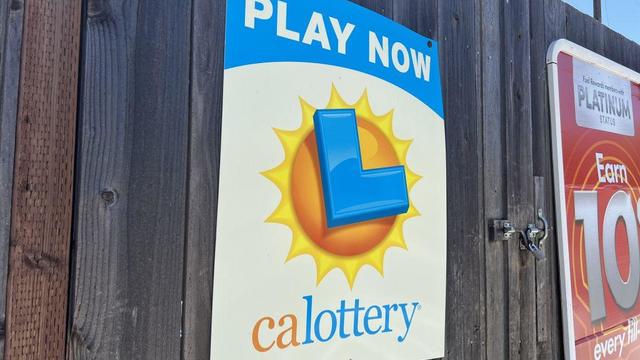 California Lottery Sign 