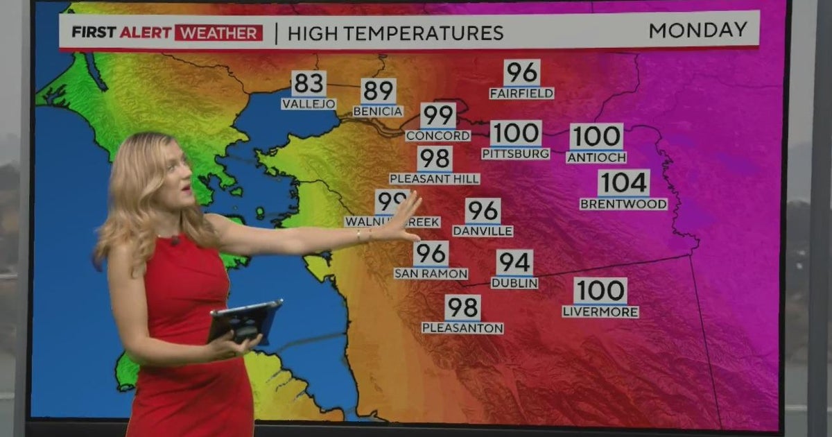 Monday afternoon First Alert Weather forecast 7/22/24 - CBS San Francisco
