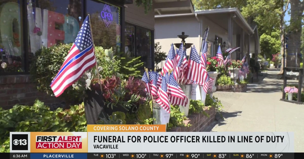 Funeral, procession set for Vacaville officer killed in line of duty