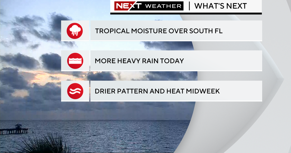 Hot and breezy across South Florida, isolated showers possible Hot and breezy across South Florida, isolated showers possible