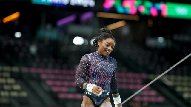  
Simone Biles submits new original uneven bars element at Paris Olympics 
Simone Biles is looking to become the only active gymnast to have an eponymous skill on all four events. 
updated 53M ago