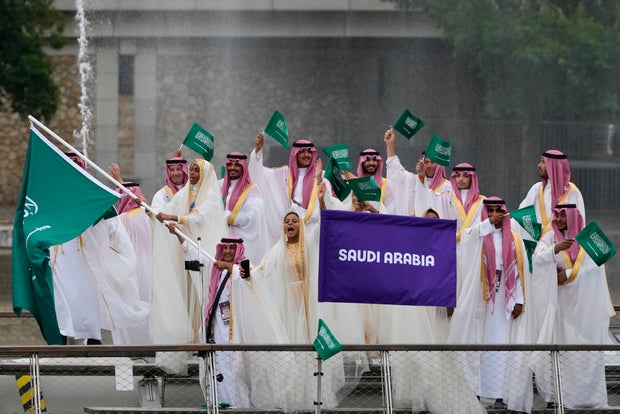 Cerimônia de abertura dos Jogos Olímpicos de Paris APTOPIX