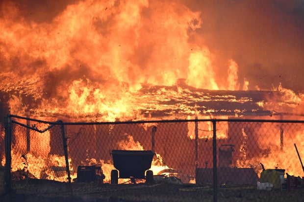 Park Fire: Wildfire in Chico of California