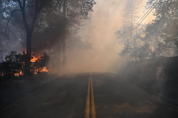 Park Fire: Wildfire in Chico of California