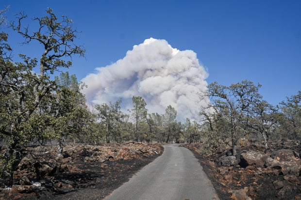 Park Fire: Wildfire in Chico of California