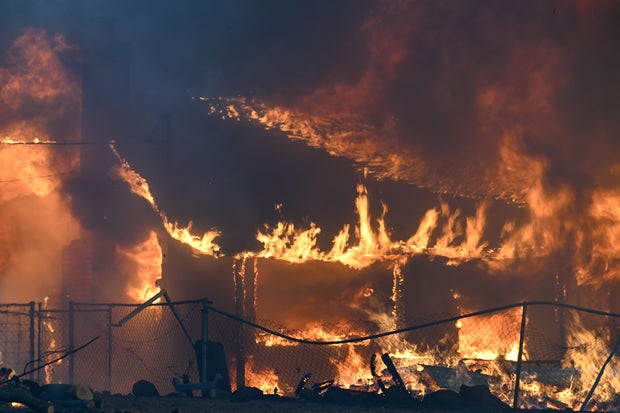 Park Fire: Wildfire in Chico of California