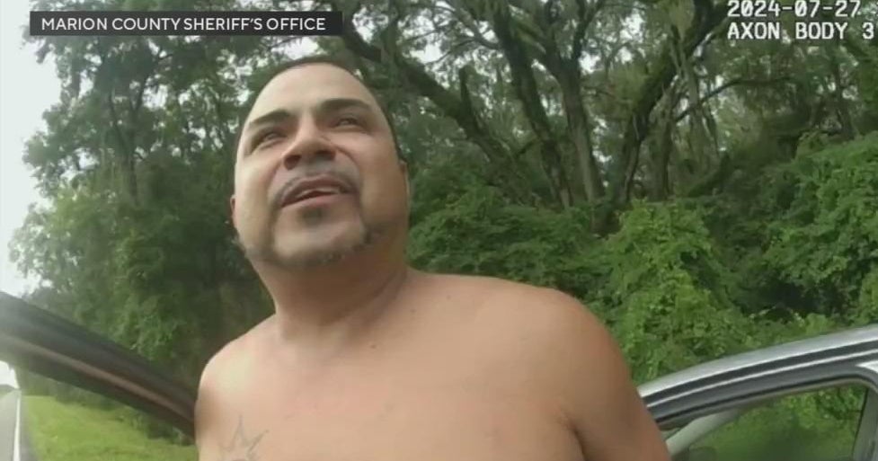 Florida man arrested after he sent his pit bull on the attack during a traffic stop Florida man arrested after he sent his pit bull on the attack during a traffic stop
