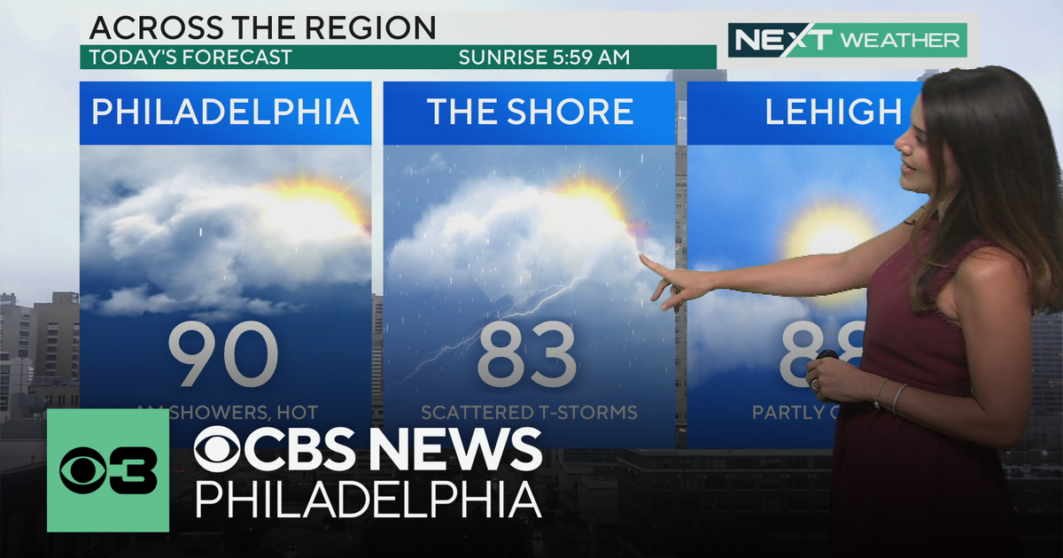 Humidity ramps up in Philadelphia after AM showers, heat advisory goes ...