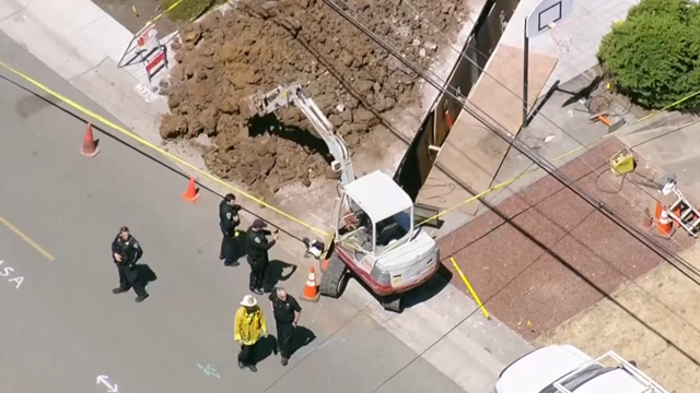 San Mateo trench rescue 