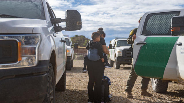 Migrants At The US-Mexico Border 