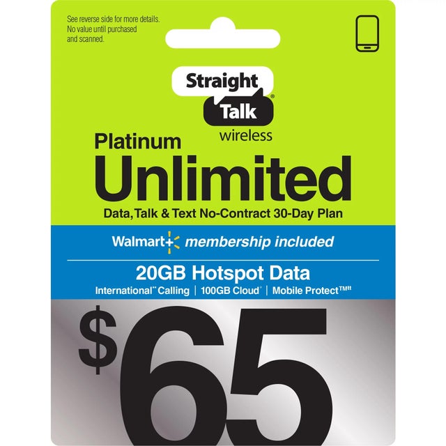 Straight Talk $65 Platinum Unlimited