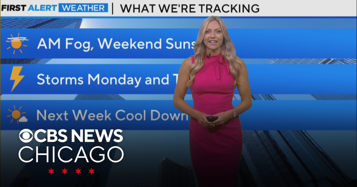 Hot, humid with upper 80s for highs - CBS Chicago