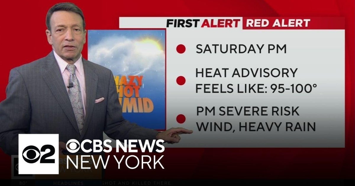 First Alert Weather: Heat advisory in NYC as severe storms approach ...